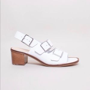 Intentionally Blank Jill White Sandals